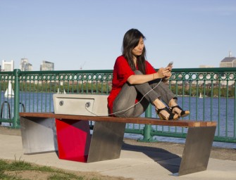 In Boston Solar-Powered Benches Called ‘Soofas’ Charge Phones