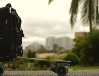 Movpak is an Electric Skateboard Disguised as a Backpack