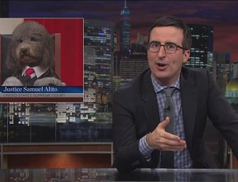 John Oliver Innovates a Cute New Way of Covering Boring Supreme Court Hearings
